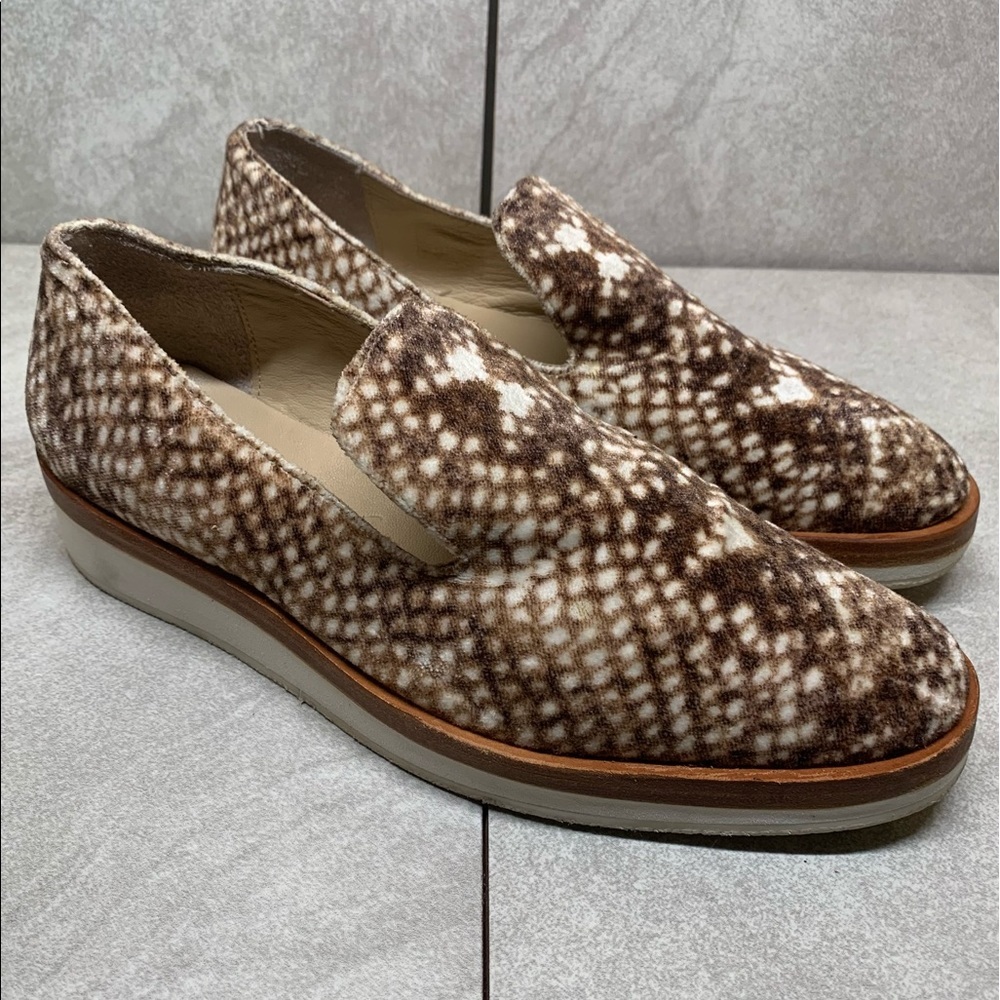 Free People Snake Eyes velvet slip on loafers 38 - Picture 2 of 16